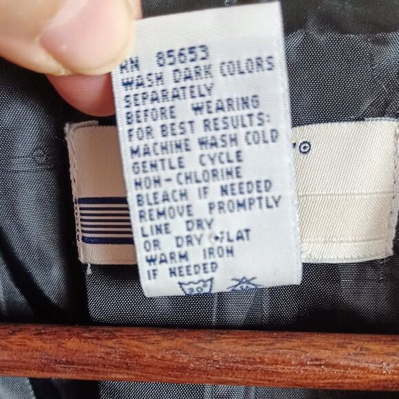 Koret Patchwork Embroidered Jacket Sz L Black Multicolor Artsy Boho Style - Picture 8 of 8